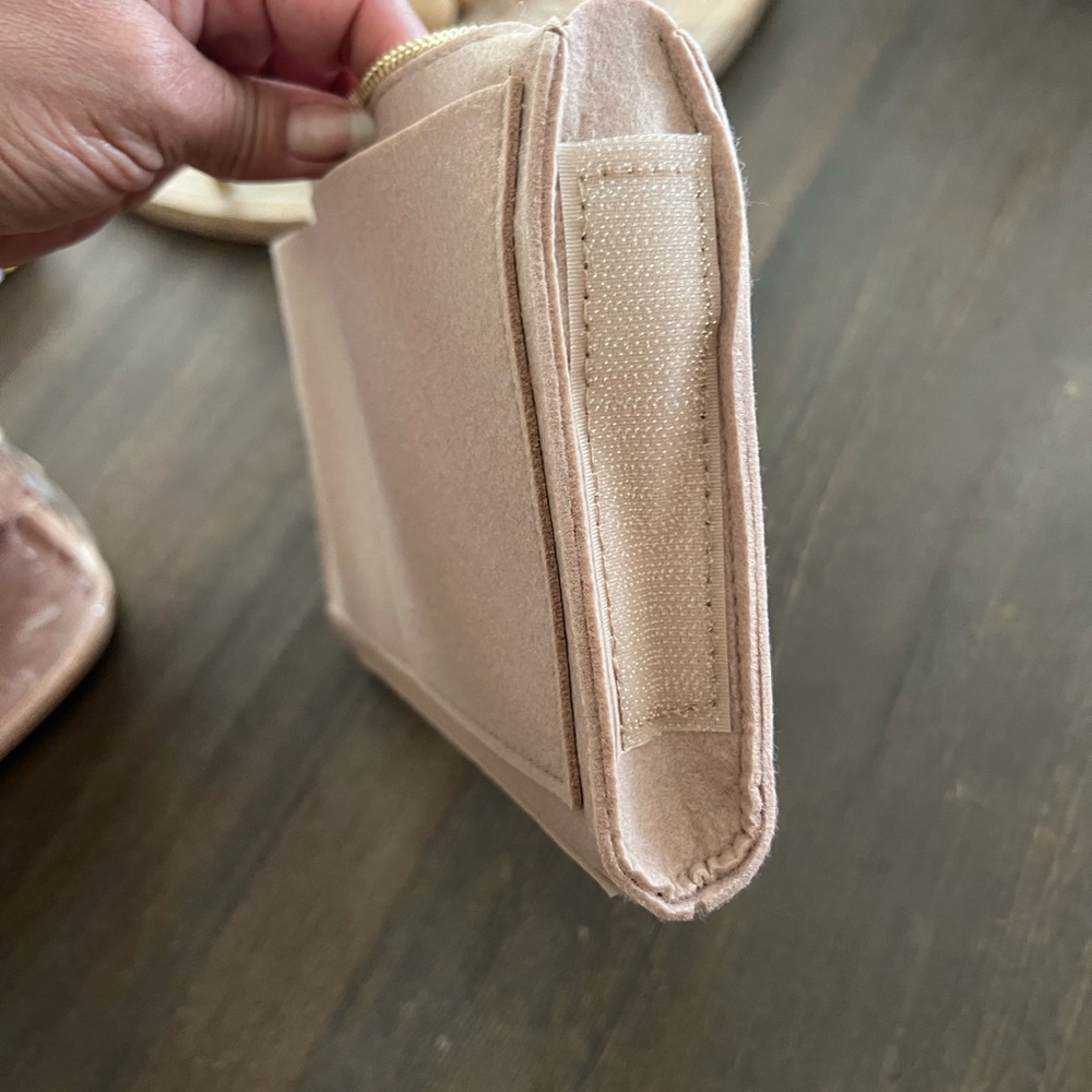 Blush Suede Mini purse insert!